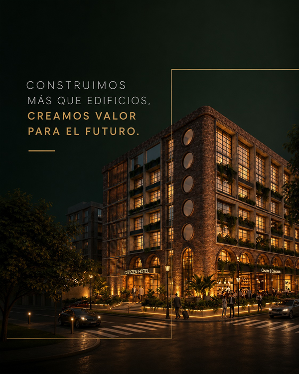 Desarrollador de CityZen Condo Hotel Gazcue Santo Domingo: MG Kuatro SRL Constructora & Desarrollo